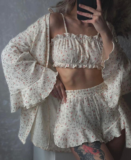 Crimson kiss PJ set
